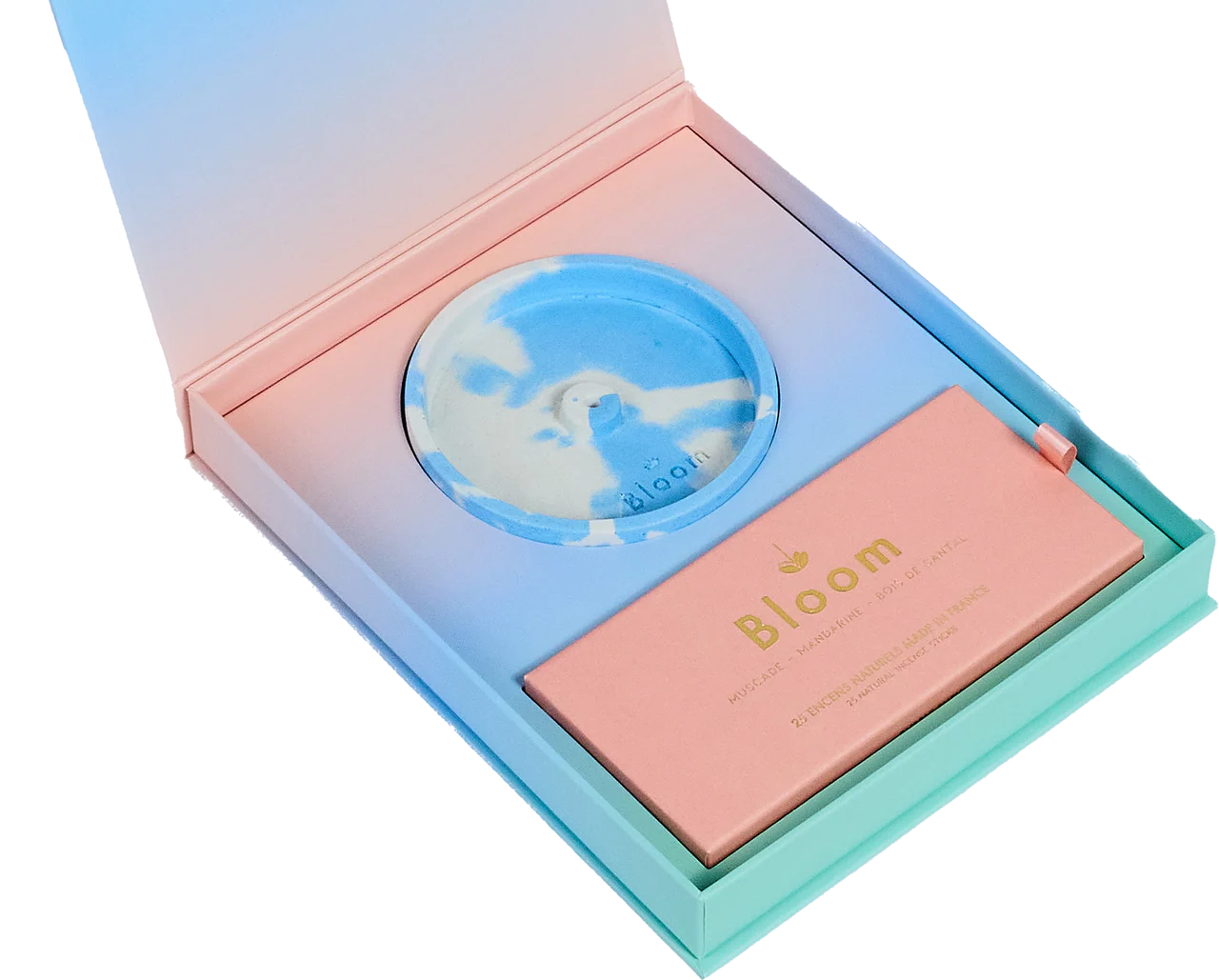 Coffret cadeau Bloom : Encens & Porte-Encens Made in France 🇫🇷
