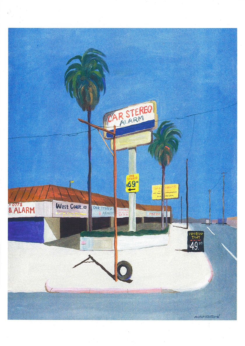 Affiche Risographie - Nao Tatsumi - Los Angeles, California