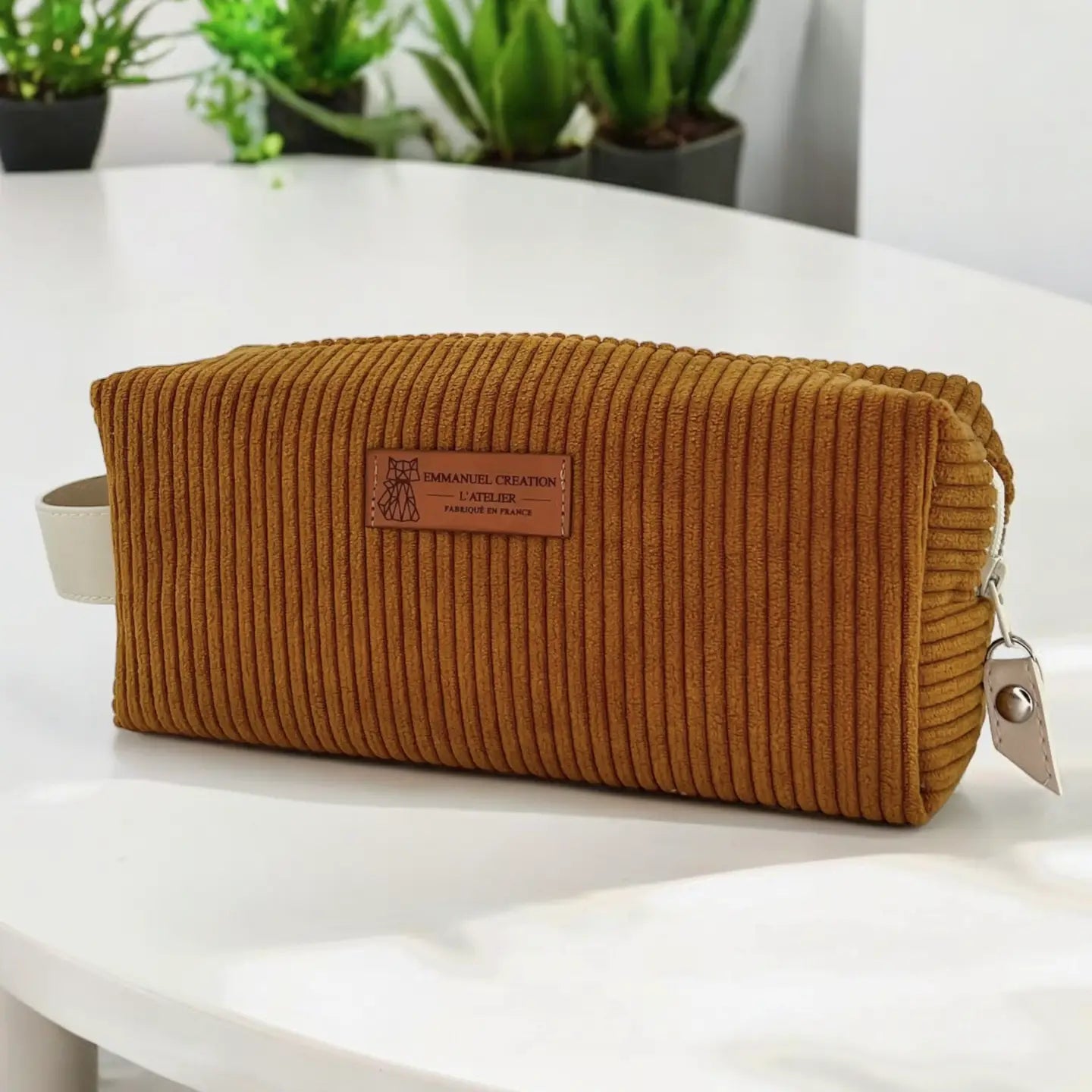 Trousse de toilette - Taille Moyenne - Camel