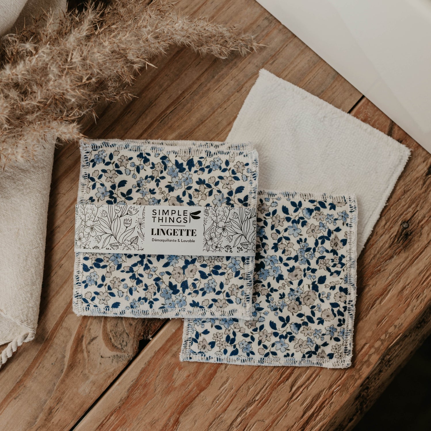 Lingettes démaquillantes lavables & réutilisables Liberty