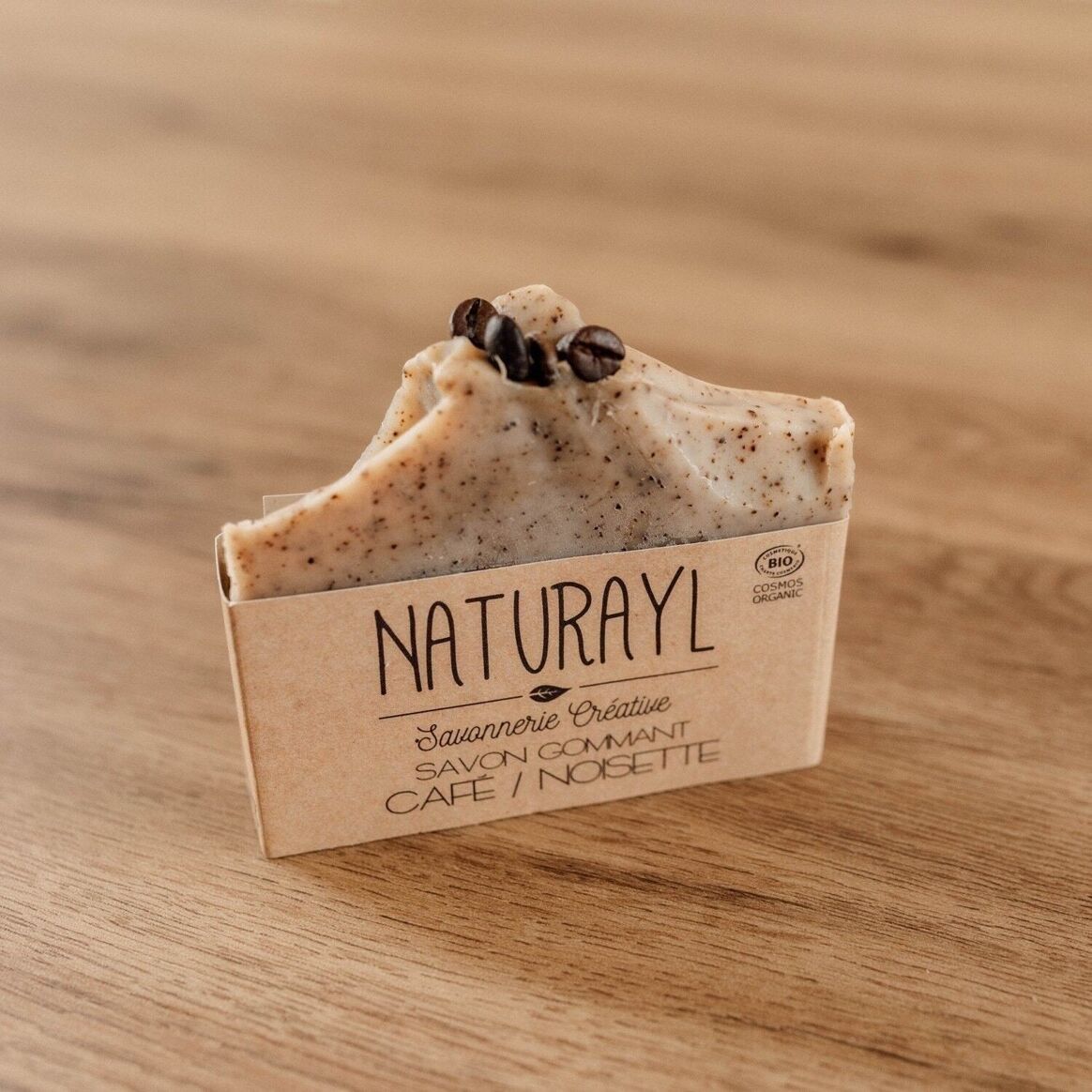 Savon bio Café/Noisette – Exfoliant doux et nourrissant