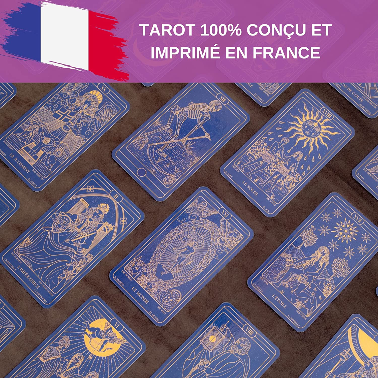 Tarot De Marseille – Tarot divinatoire & E-Book Explicatif