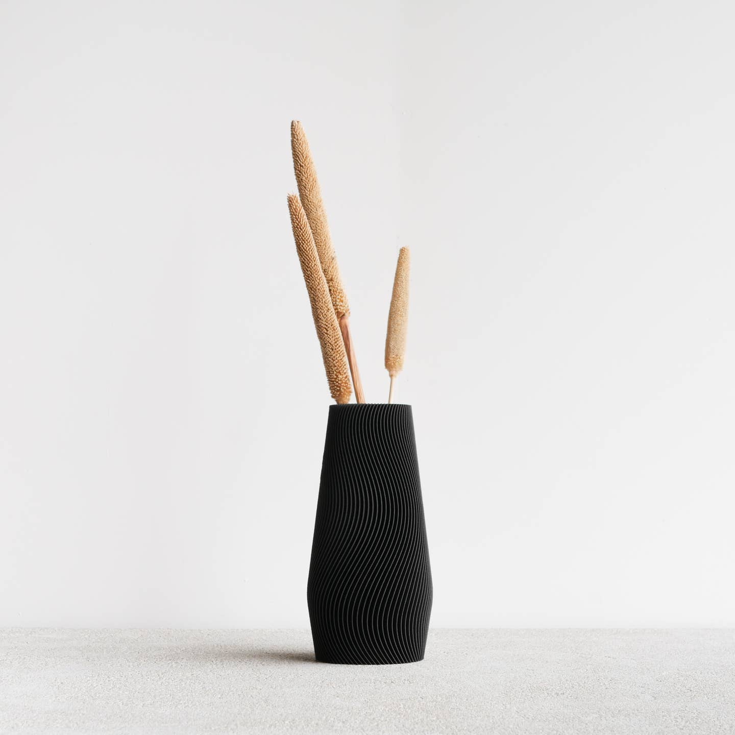 Vase Wave en bois recyclé