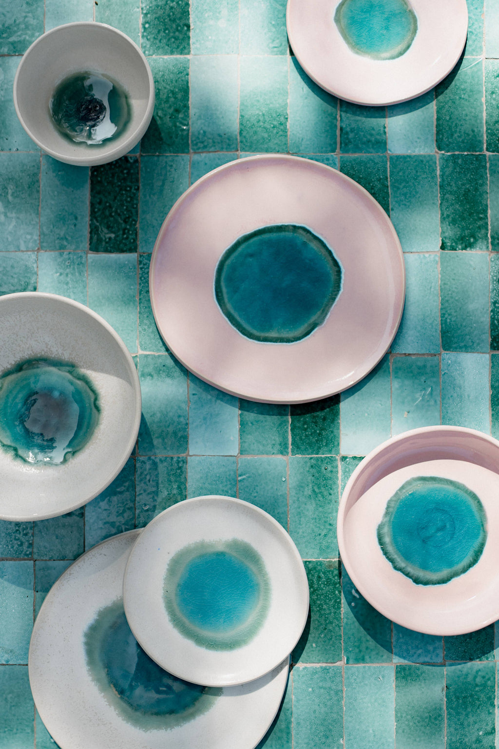 Assiette en grès artisanale - Fait main en France