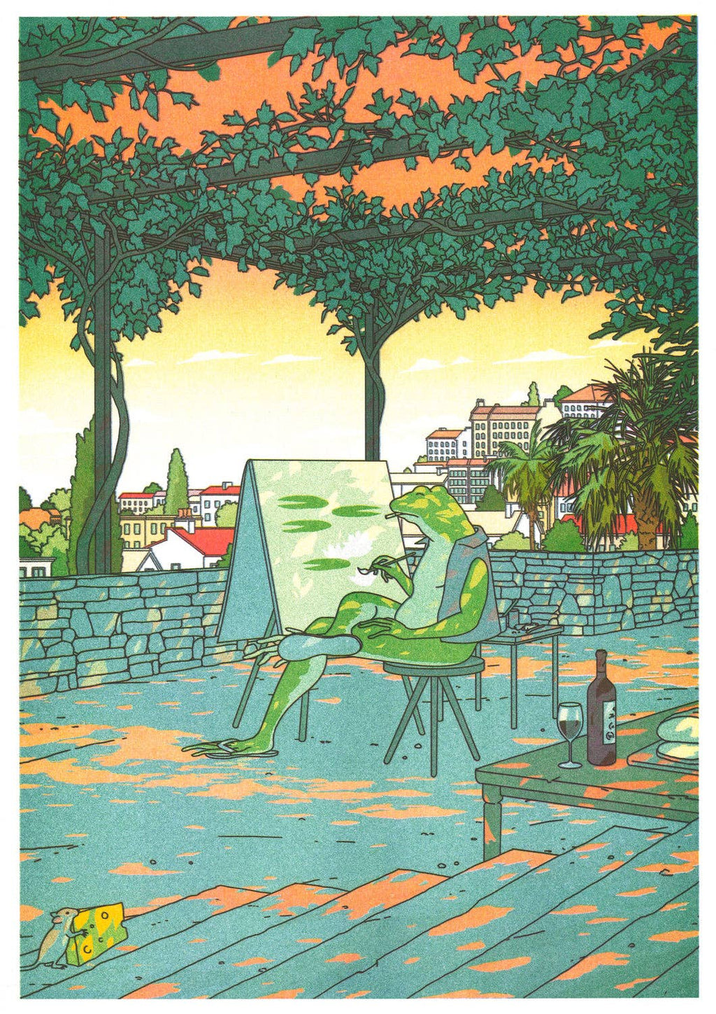 Affiche Risographie – Liam Cobb – If Nature Could Capture Nature