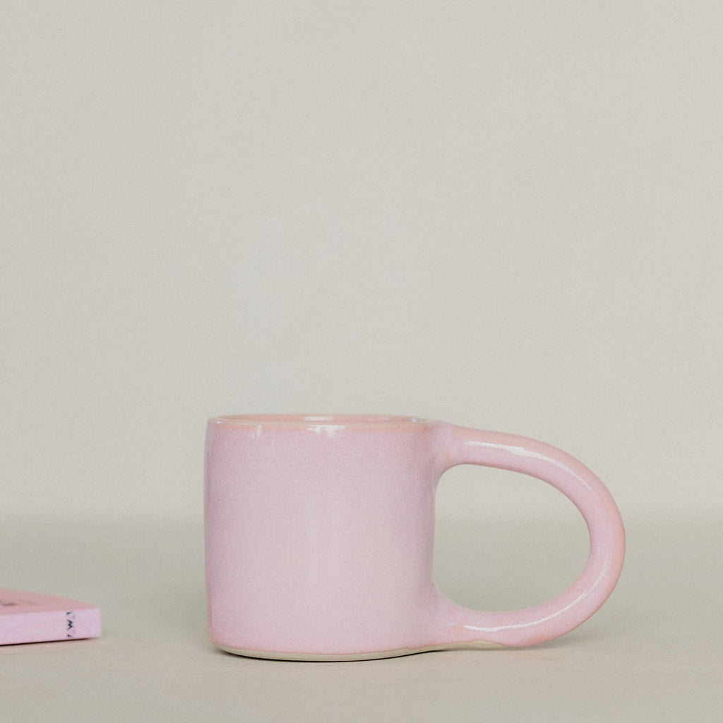 Grande tasse en céramique - Fait main Rose