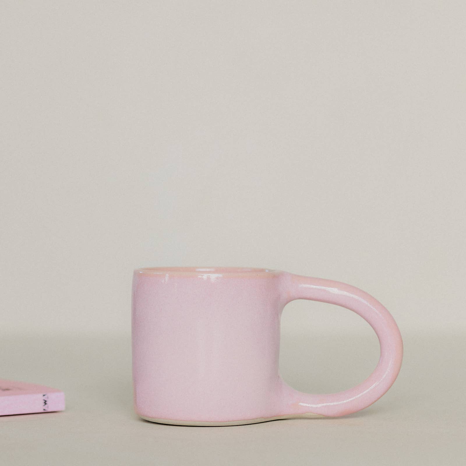 Grande tasse en céramique - Fait main Rose