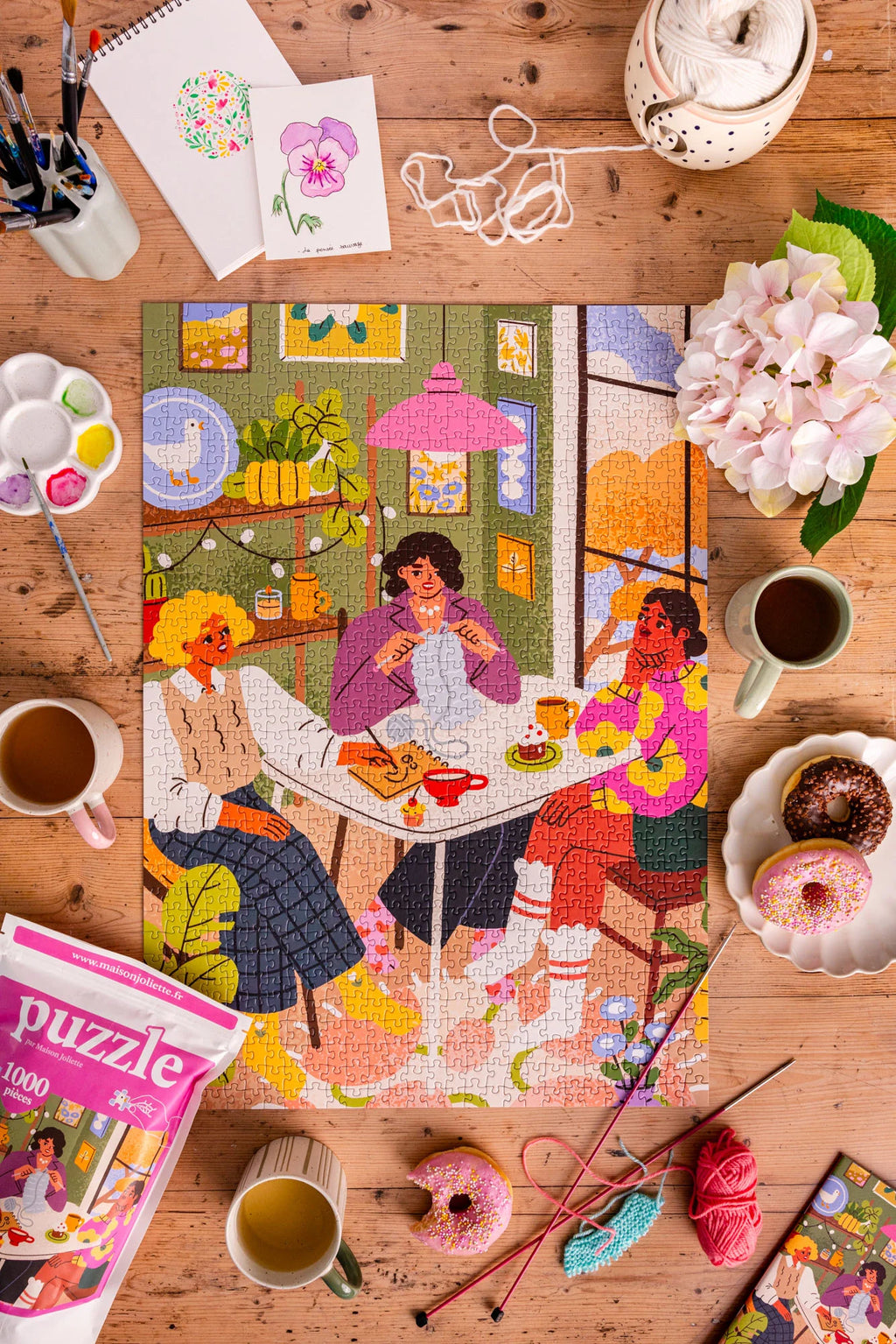 Puzzle 1000 pièces "Les copines" – Maison Joliette