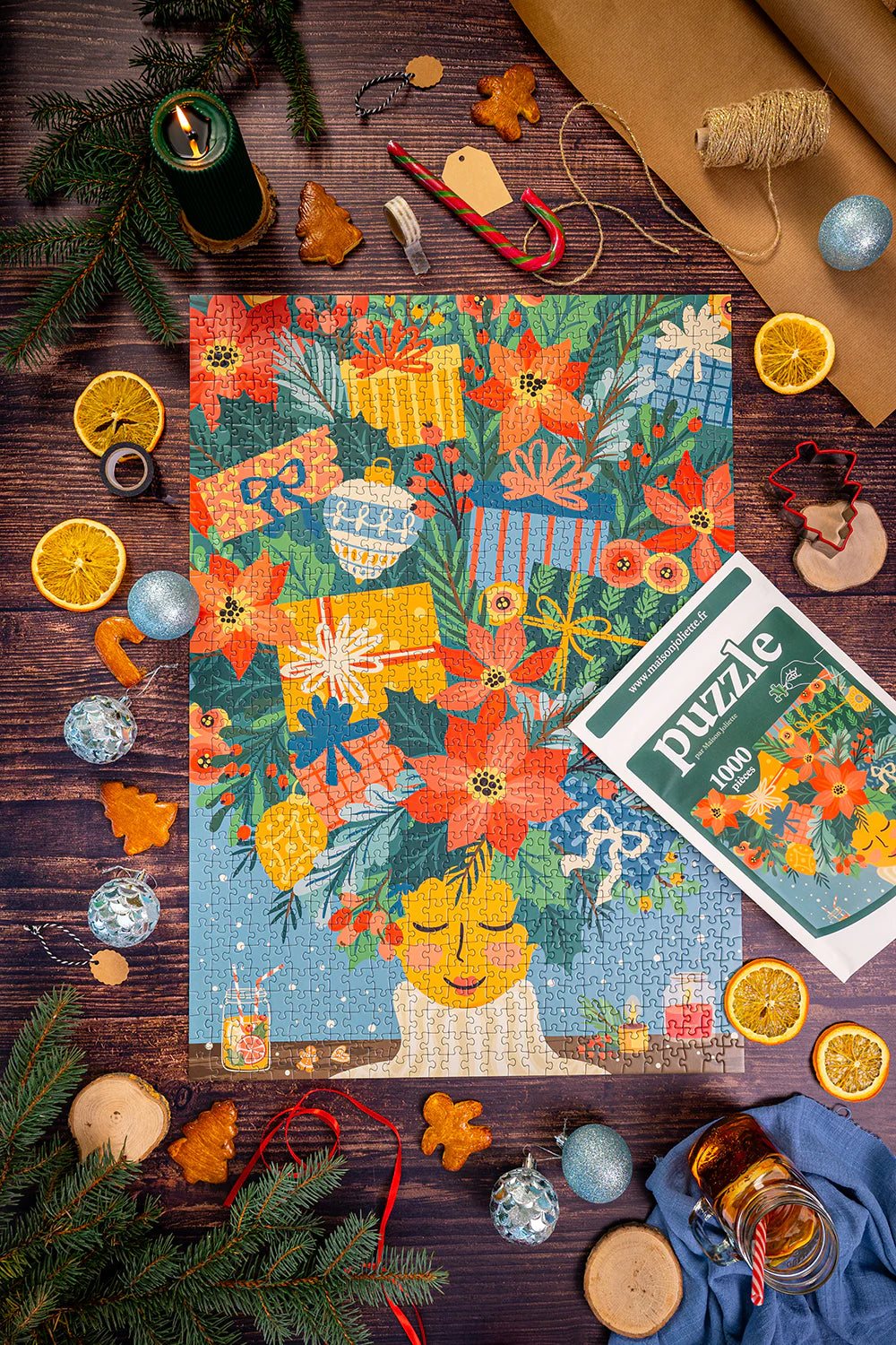 Puzzle 1000 pièces Esprit de Noël – Maison Joliette