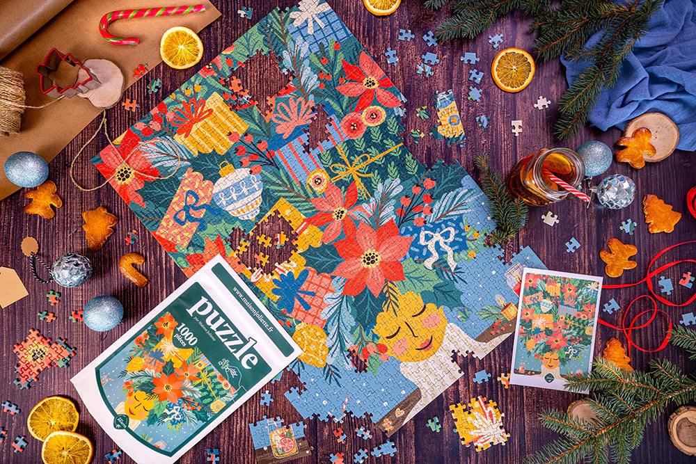 Puzzle 1000 pièces Esprit de Noël – Maison Joliette