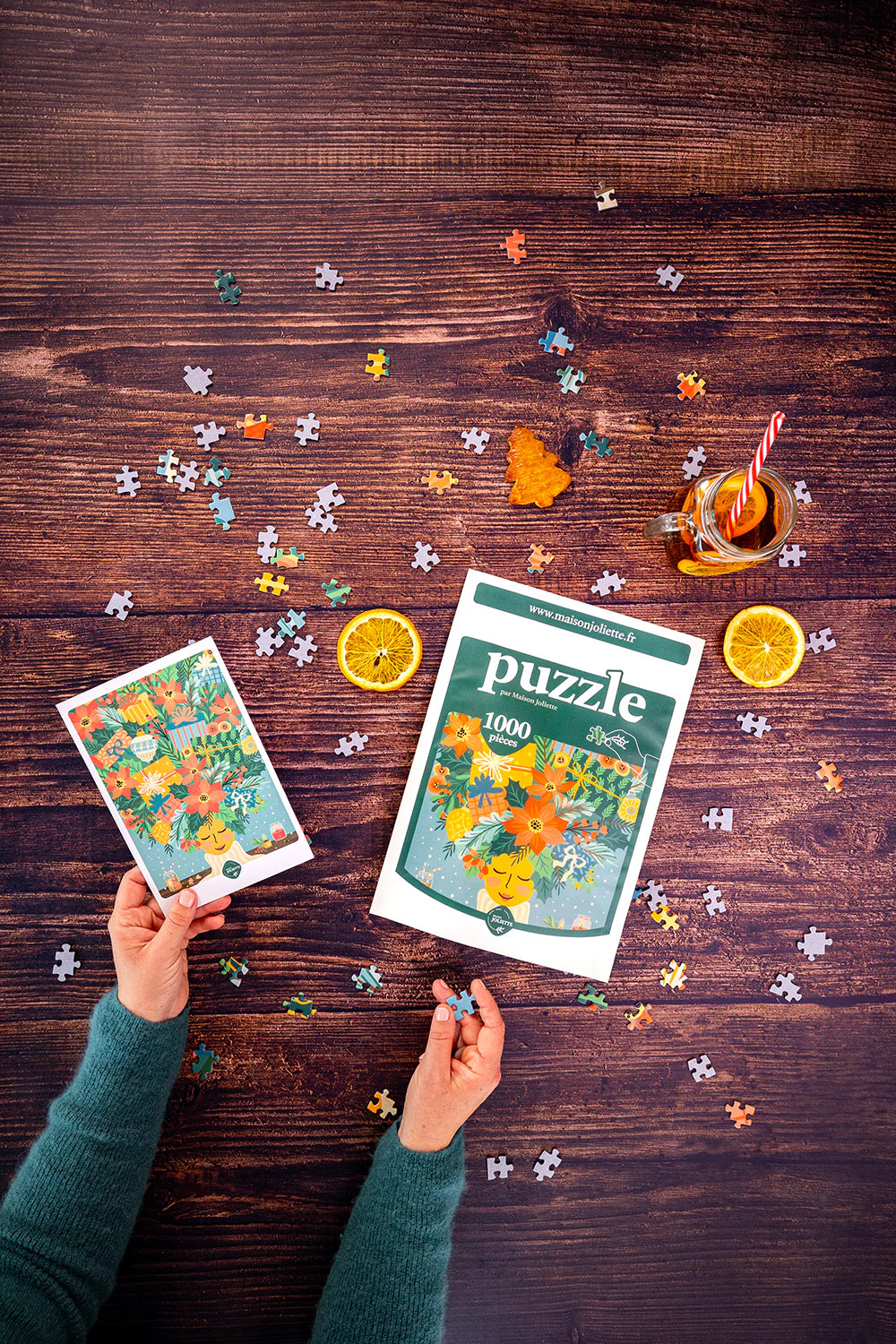 Puzzle 1000 pièces Esprit de Noël – Maison Joliette