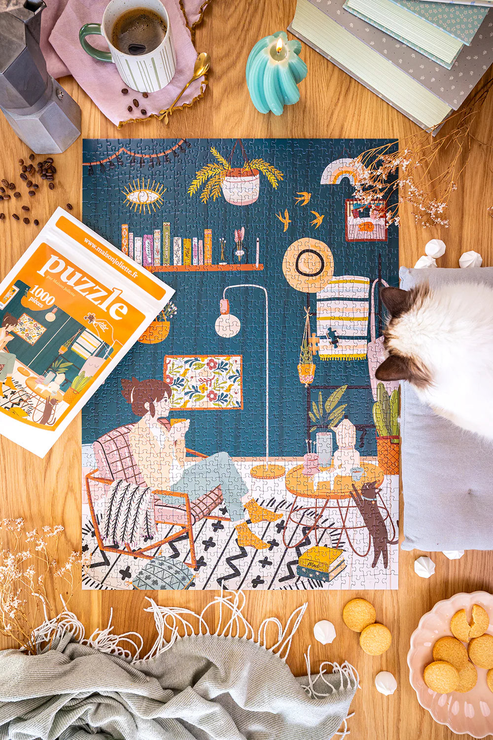Puzzle 1000 pièces "Cosy" – Maison Joliette
