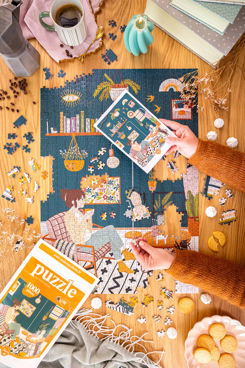 Puzzle 1000 pièces "Cosy" – Maison Joliette