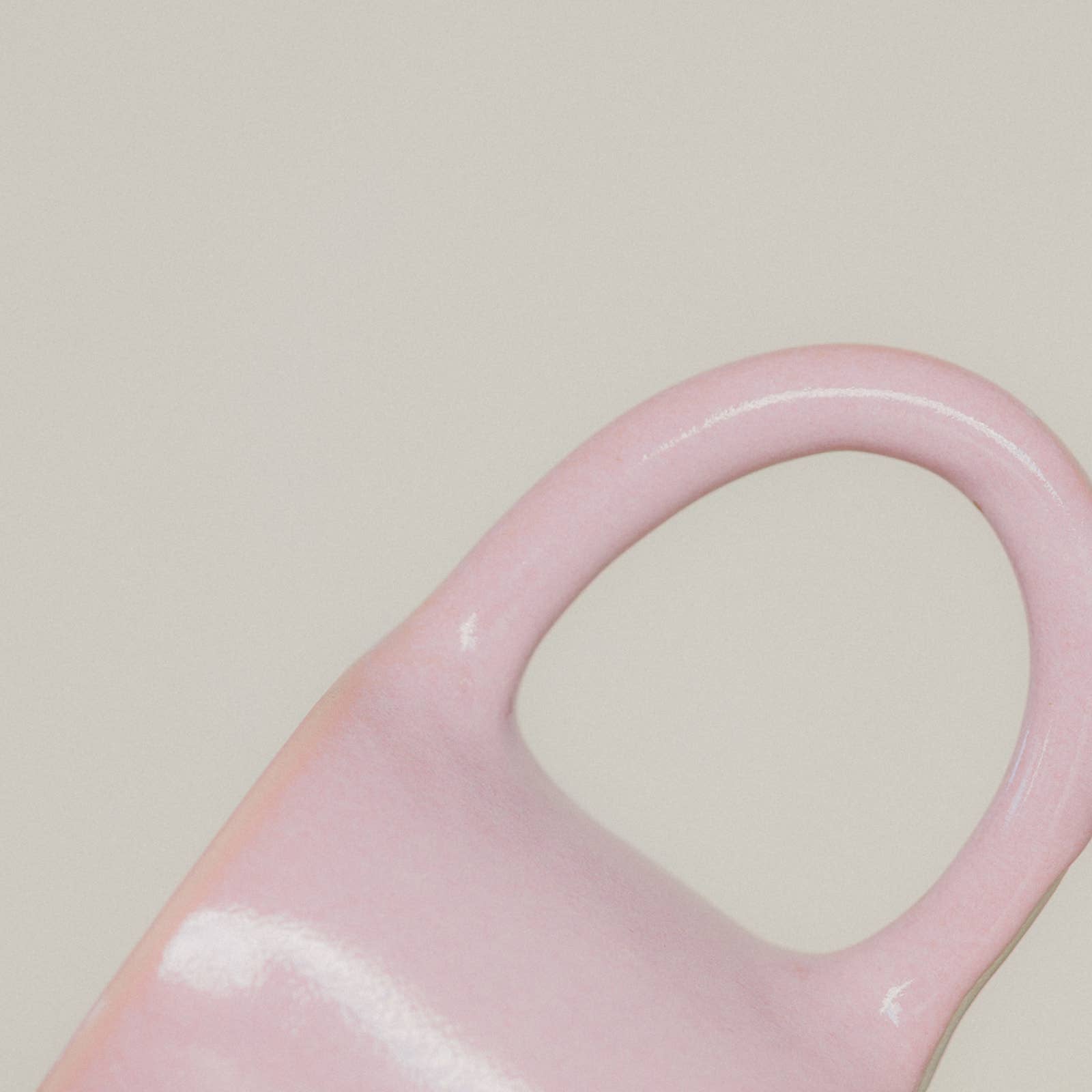 Grande tasse en céramique - Fait main Rose
