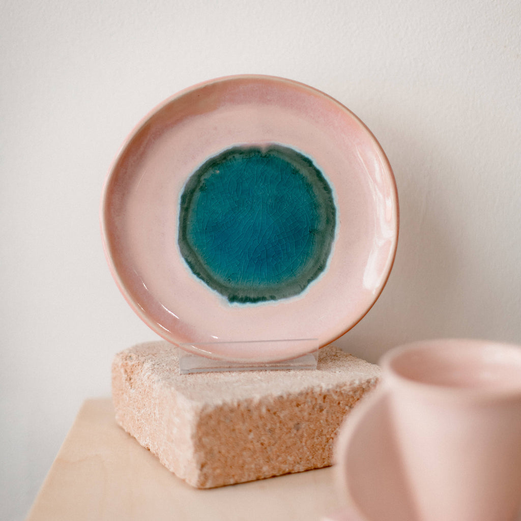 Assiette en grès artisanale - Fait main en France