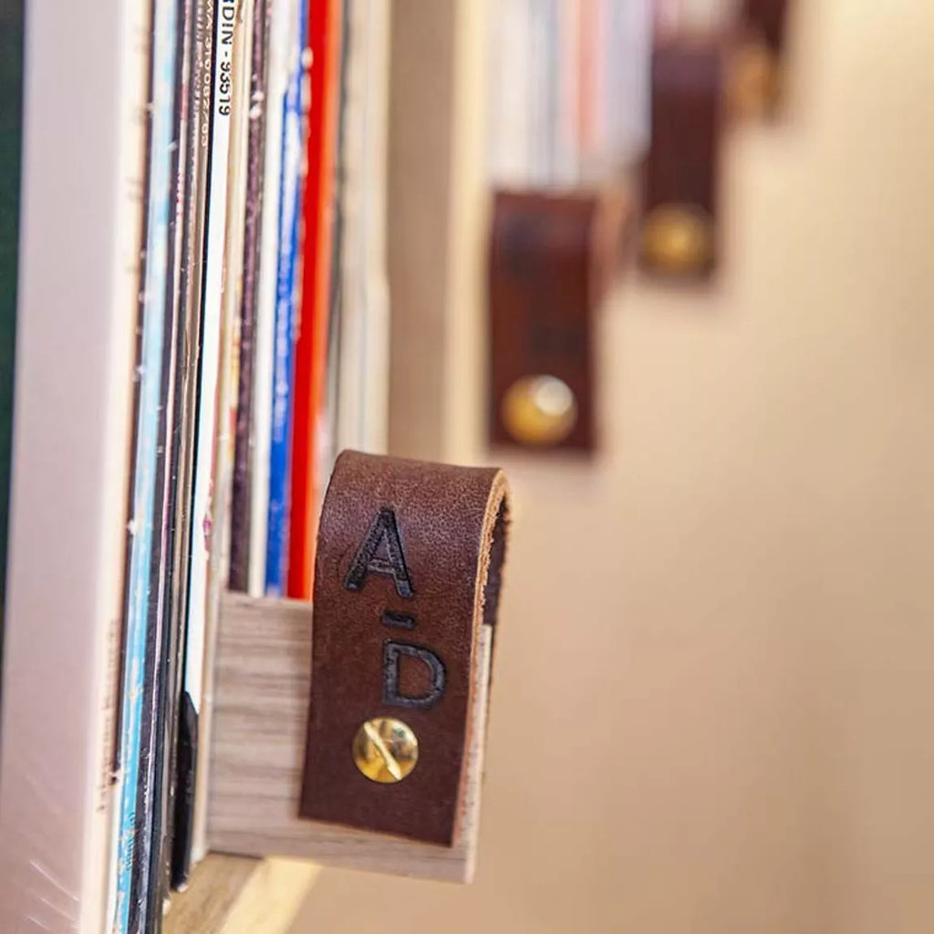 Intercalaires pour Vinyles en Bois & Cuir