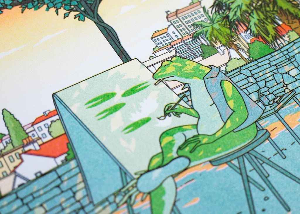 Affiche Risographie – Liam Cobb – If Nature Could Capture Nature