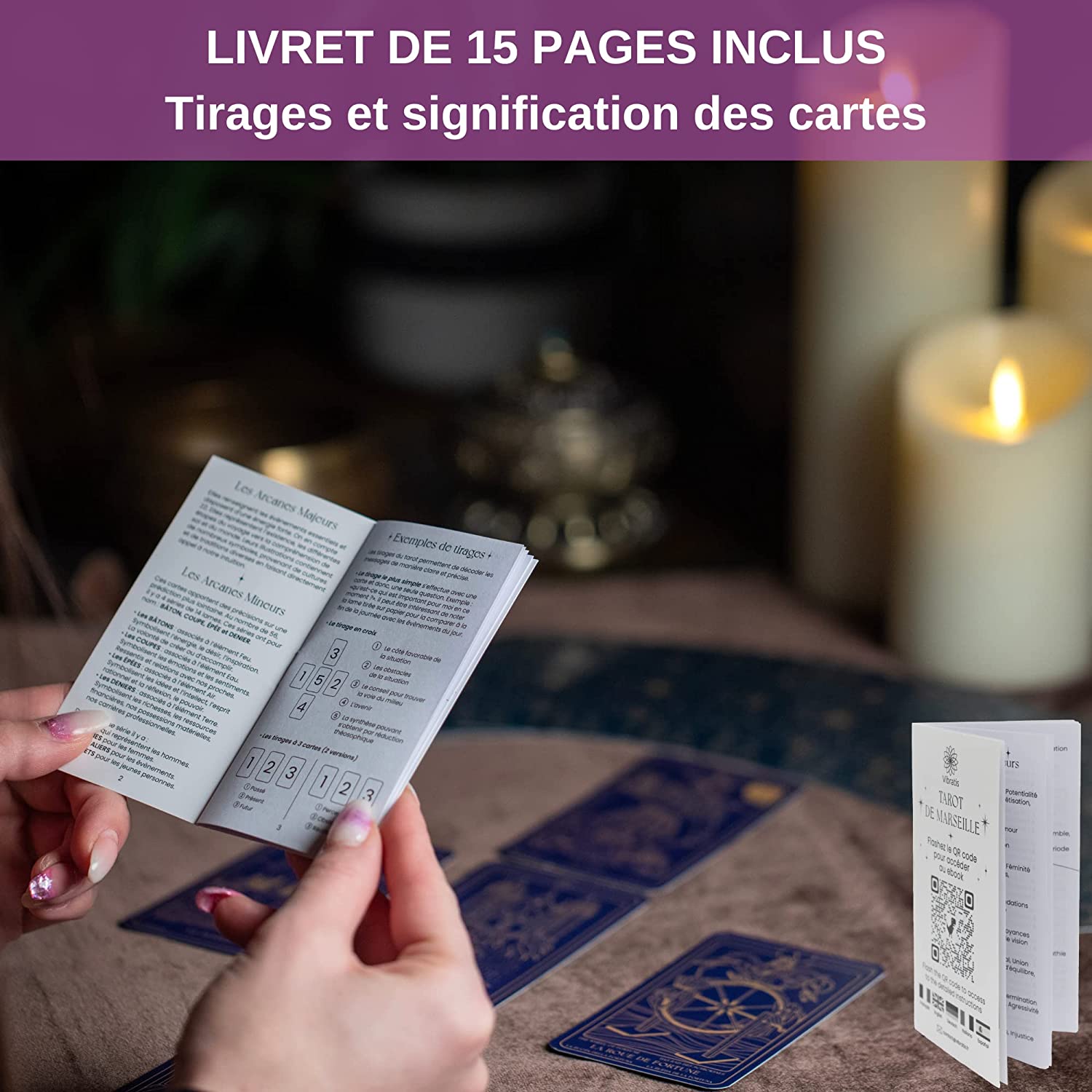 Tarot De Marseille – Tarot divinatoire & E-Book Explicatif