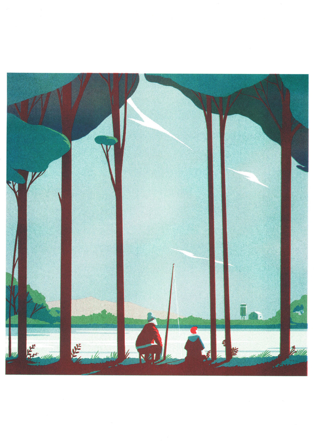 Affiche Risographie - Tom Haugomat - Bourgogne