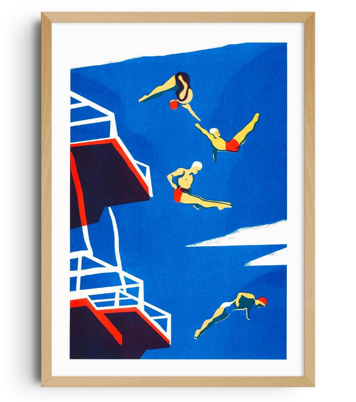 Affiche Risographie Virginie Morgand - La Piscine 12
