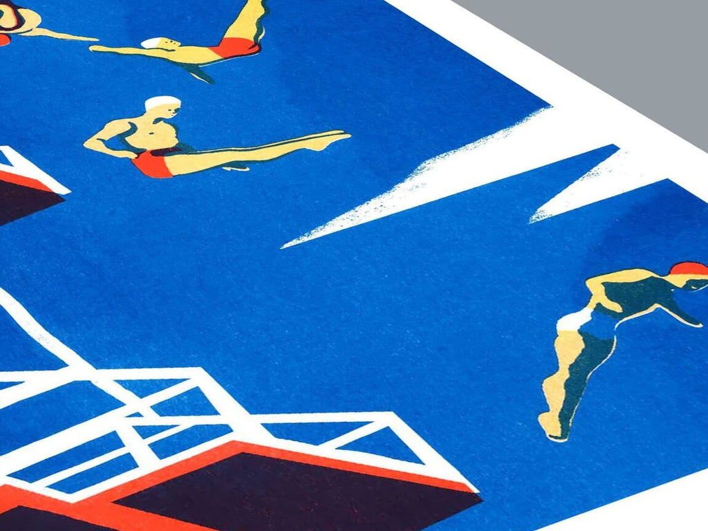 Affiche Risographie Virginie Morgand - La Piscine 12