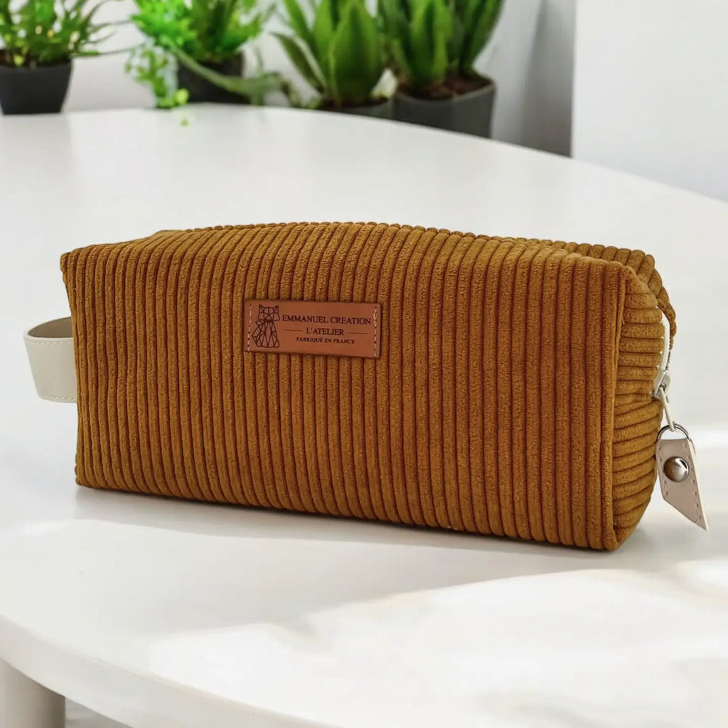 Trousse de toilette - Taille Moyenne - Camel