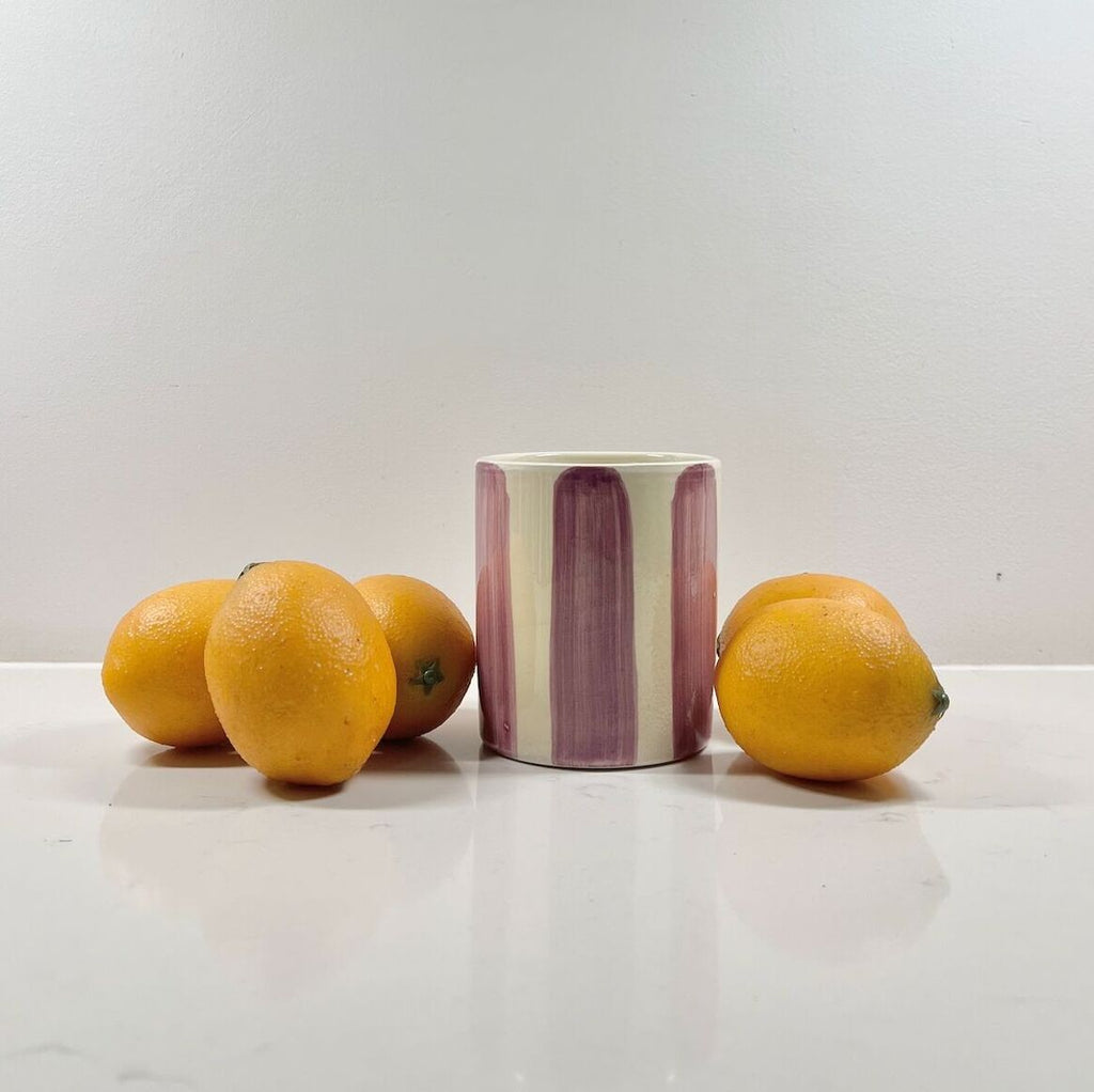 Bougie en céramique émaillée à la main – Figuier