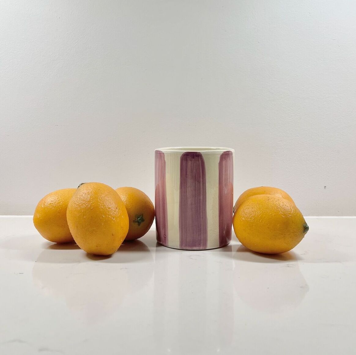 Bougie en céramique émaillée à la main – Figuier