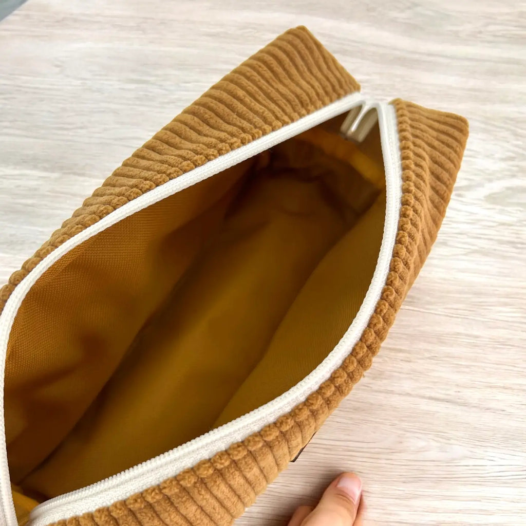 Trousse de toilette - Taille Moyenne - Camel