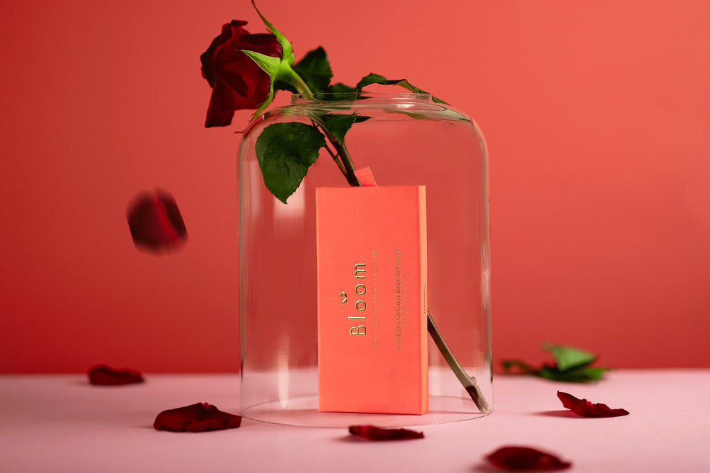 Set de 25 encens naturels français / Rose - Rhubarbe - Iris