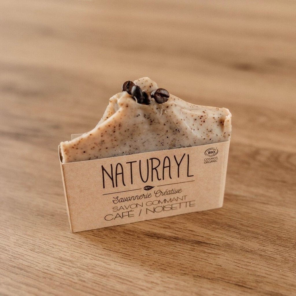 Savon bio Café/Noisette – Exfoliant doux et nourrissant