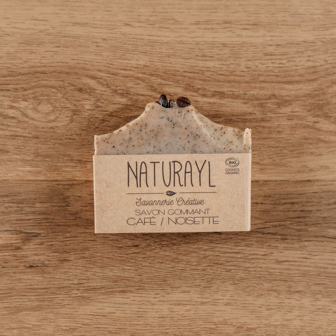 Savon bio Café/Noisette – Exfoliant doux et nourrissant